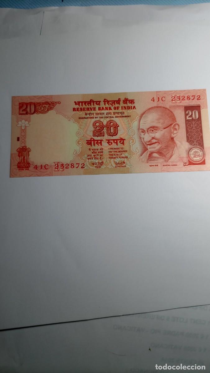 Billetes extranjeros: INDIA - 20 RUPIA ND - Foto 1