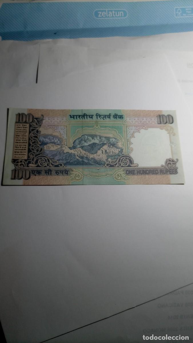 Billetes extranjeros: INDIA - 100 RUPIA ND / SC - Foto 2