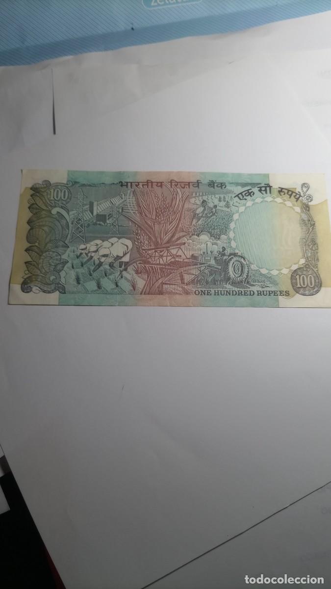 Billetes extranjeros: INDIA - 100 RUPIA ND - Foto 2