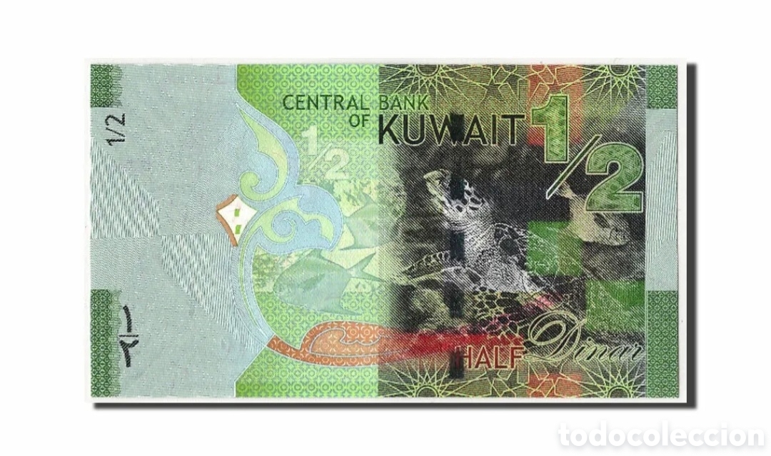 Billetes extranjeros: Billete kuwait original % s/c - Foto 2