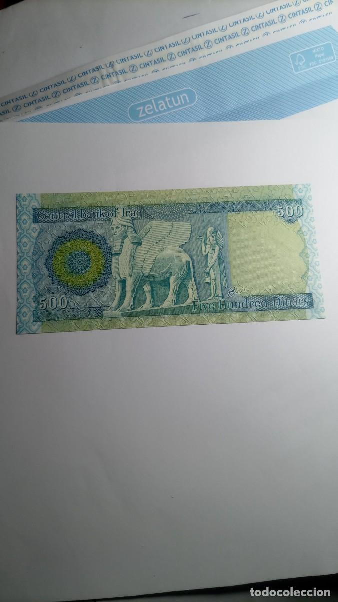 Billetes extranjeros: IRAK - 500 DINAR - P98 - Foto 2