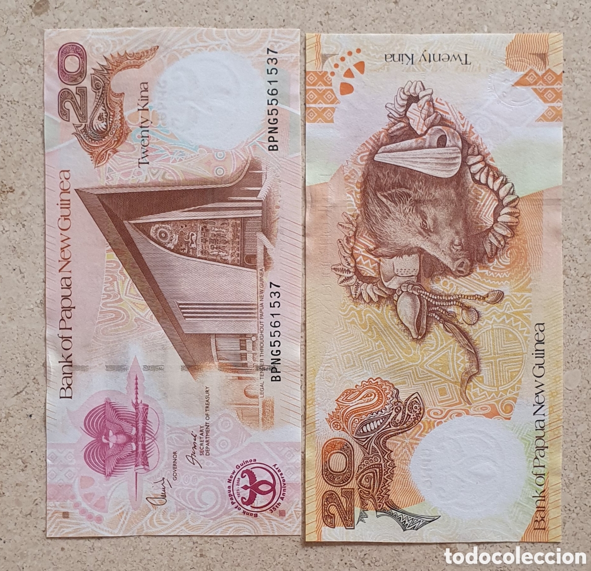 Billetes extranjeros: Billete nueva guinea original % sin circular - Foto 1