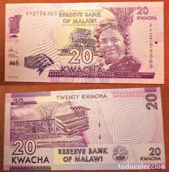 Billetes extranjeros: BILLETE DE MALAWI 20 KWACHA SC - Foto 1