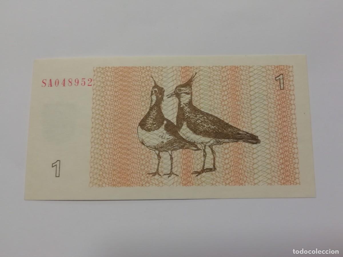 Billetes extranjeros: LITUANIA. 1 litas - 1992 S/C - Foto 2
