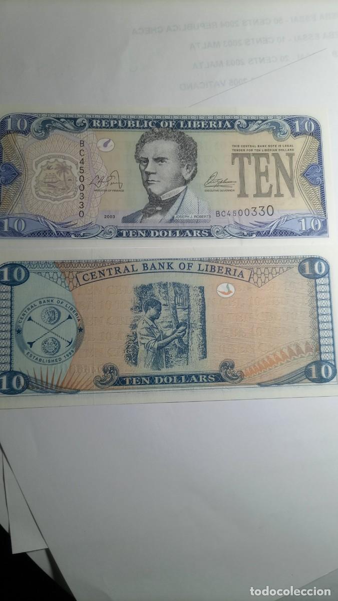 Billetes extranjeros: LIBERIA - 10 DOLLARS 2003 - P27 - Foto 1