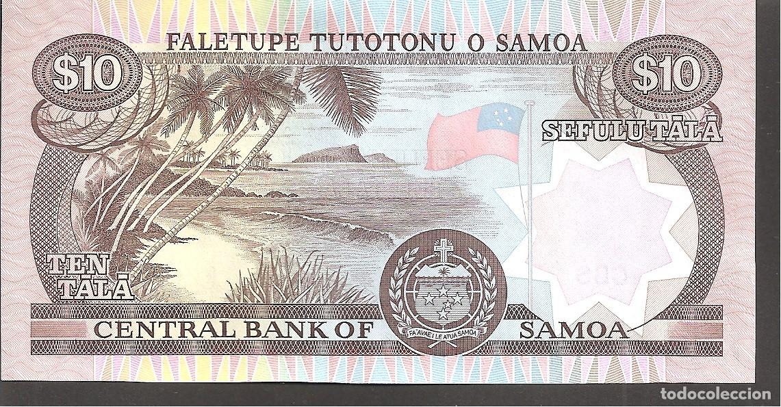 Billetes extranjeros: SAMOA 10 TALA 2005 - Foto 2