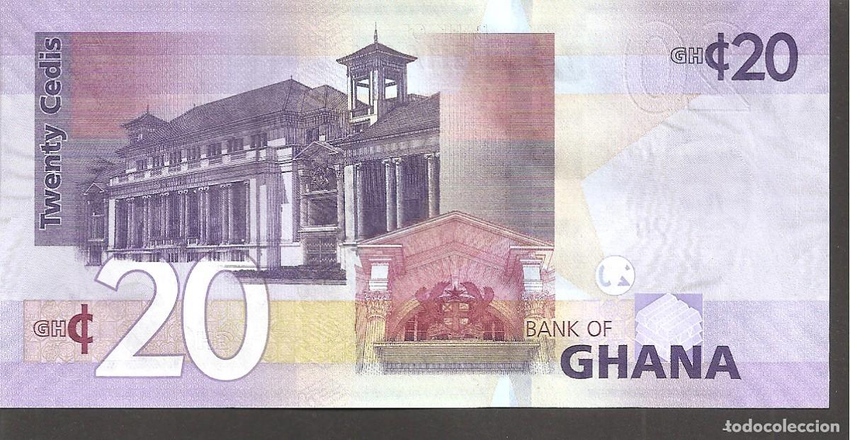 Billetes extranjeros: GHANA 20 CEDI 2022 SC - Foto 2