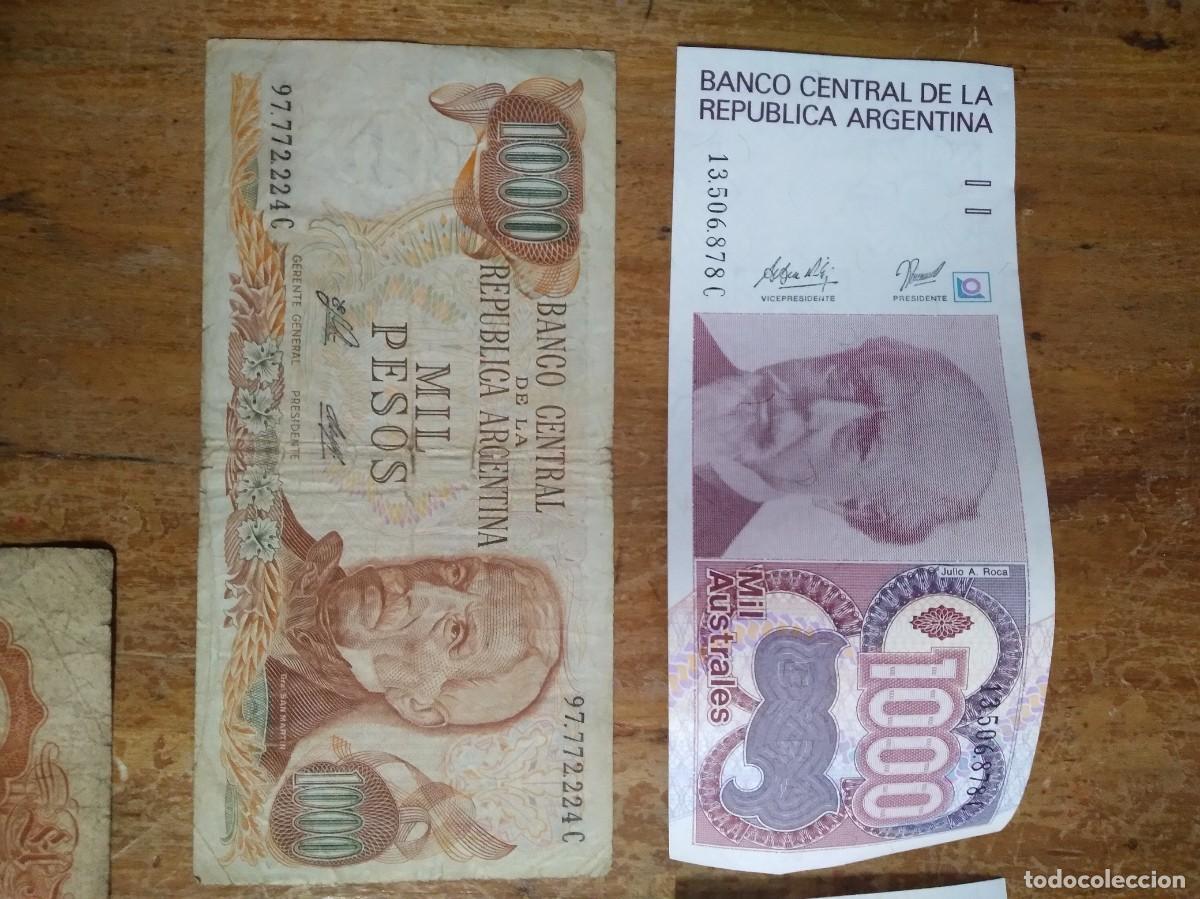 Billetes extranjeros: 5 Billetes Argentina- - Foto 2