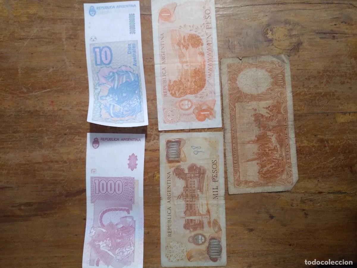 Billetes extranjeros: 5 Billetes Argentina- - Foto 5