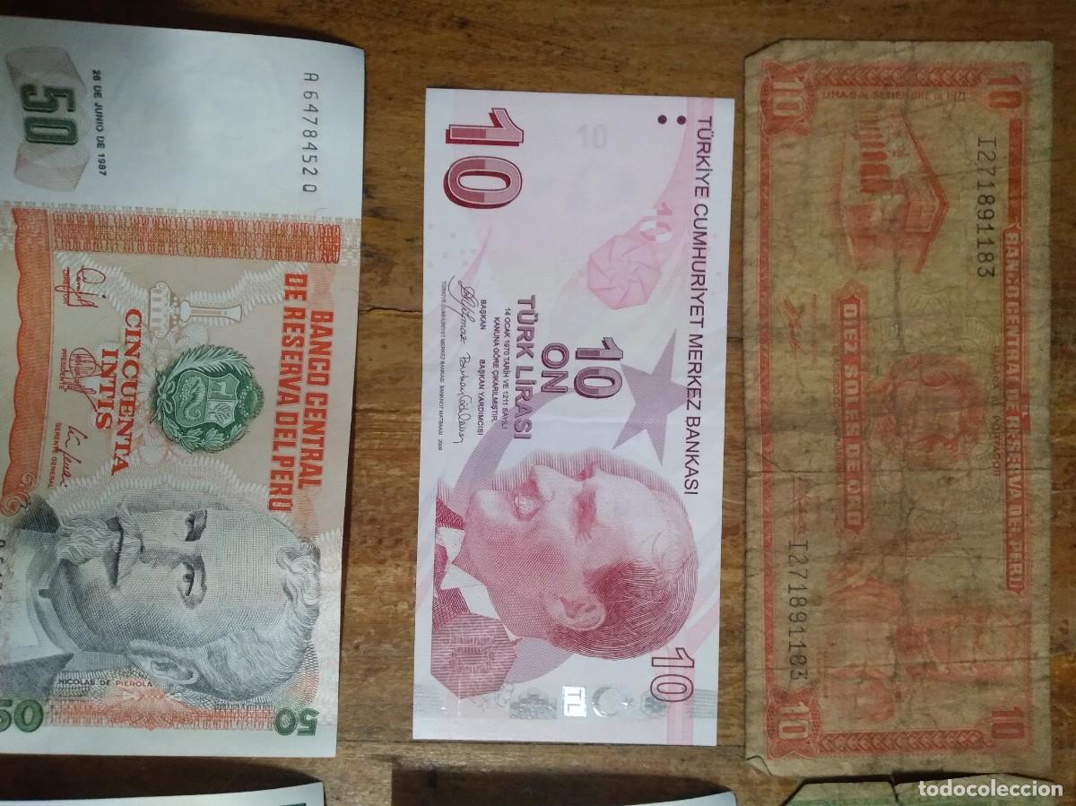 Billetes extranjeros: 7 Antiguos Billetes Per&uacute;- - Foto 3