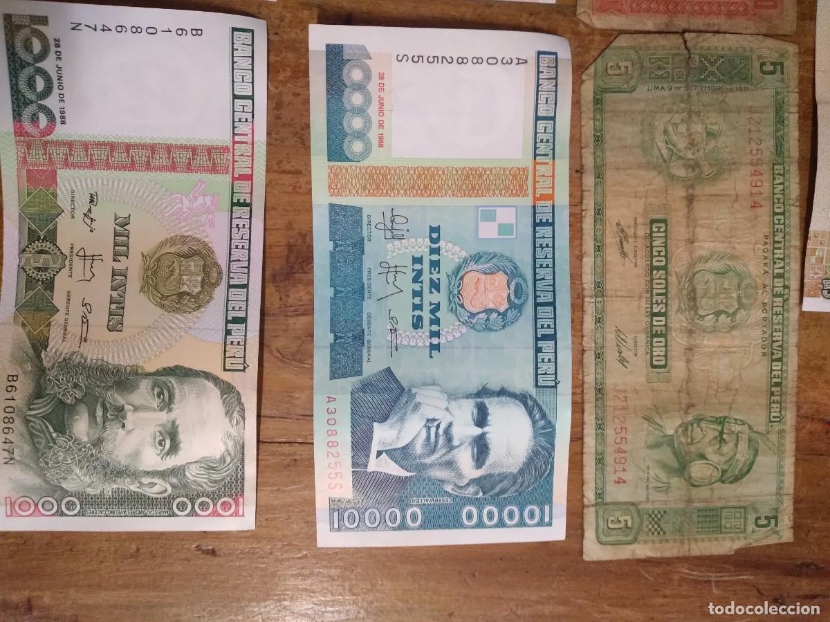 Billetes extranjeros: 7 Antiguos Billetes Per&uacute;- - Foto 4