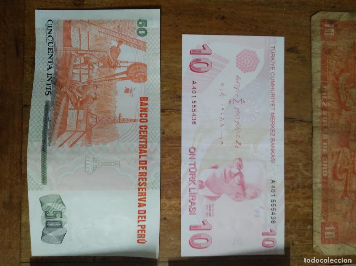 Billetes extranjeros: 7 Antiguos Billetes Per&uacute;- - Foto 8