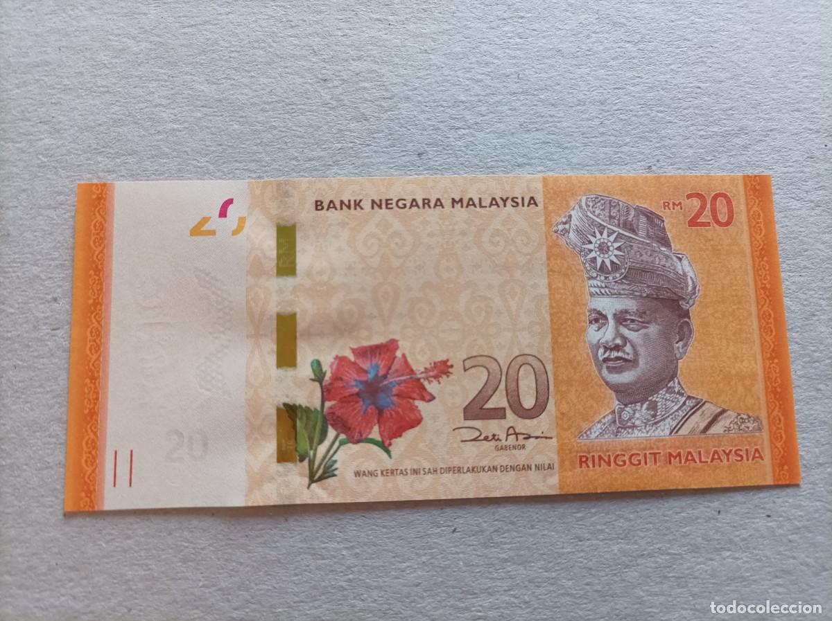 Billetes extranjeros: Billete de Malasia de 20 Ringgit, a&ntilde;o 2012, UNC - Foto 2