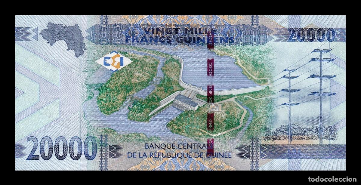 Billetes extranjeros: Guinea 20000 Francos 2015 Pick 50a Sc Unc - Foto 2