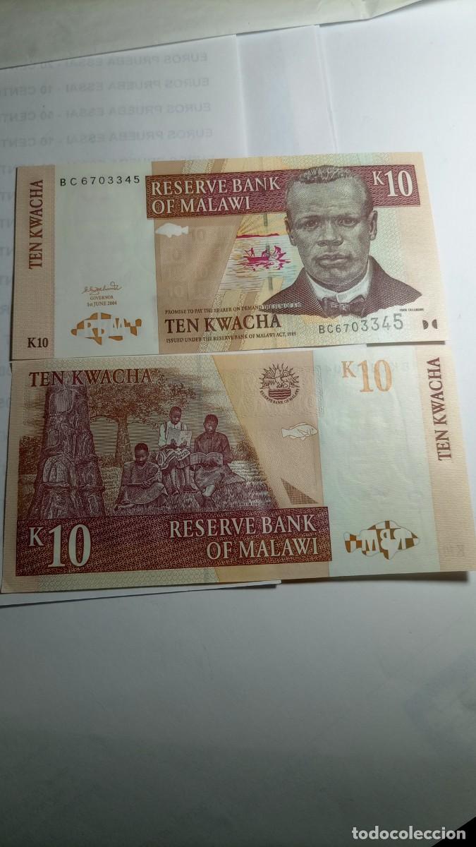 Billetes extranjeros: MALAWI - 10 Kwacha 2004 - P51 - Foto 1