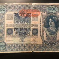 Billetes extranjeros: BILLETE DE 1000 KRONEN AUSTRIA 2 ENERO DE 1902 ( EL DE LA FOTO)