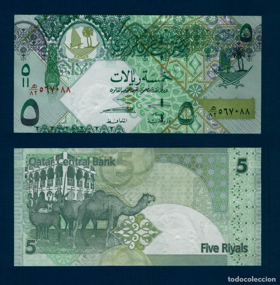 Billetes extranjeros: QATAR : 5 RIYALS 2008. SC.UNC. PK. 29 (1) - Foto 1