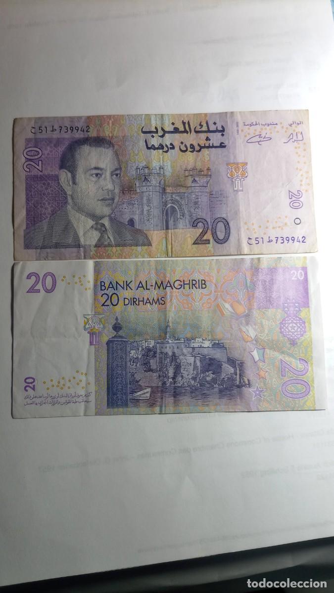 Billetes extranjeros: MARRUECOS - 20 DIRHAM 2005 - P68 - Foto 1