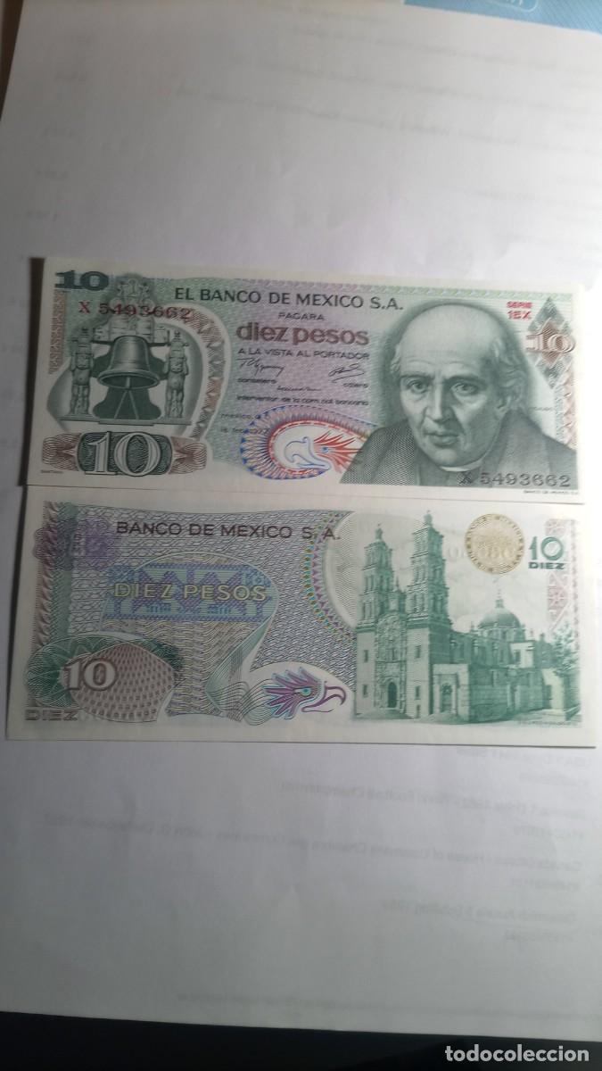 Billetes extranjeros: MEXICO - 10 PESOS 1977 - P63 - Foto 1