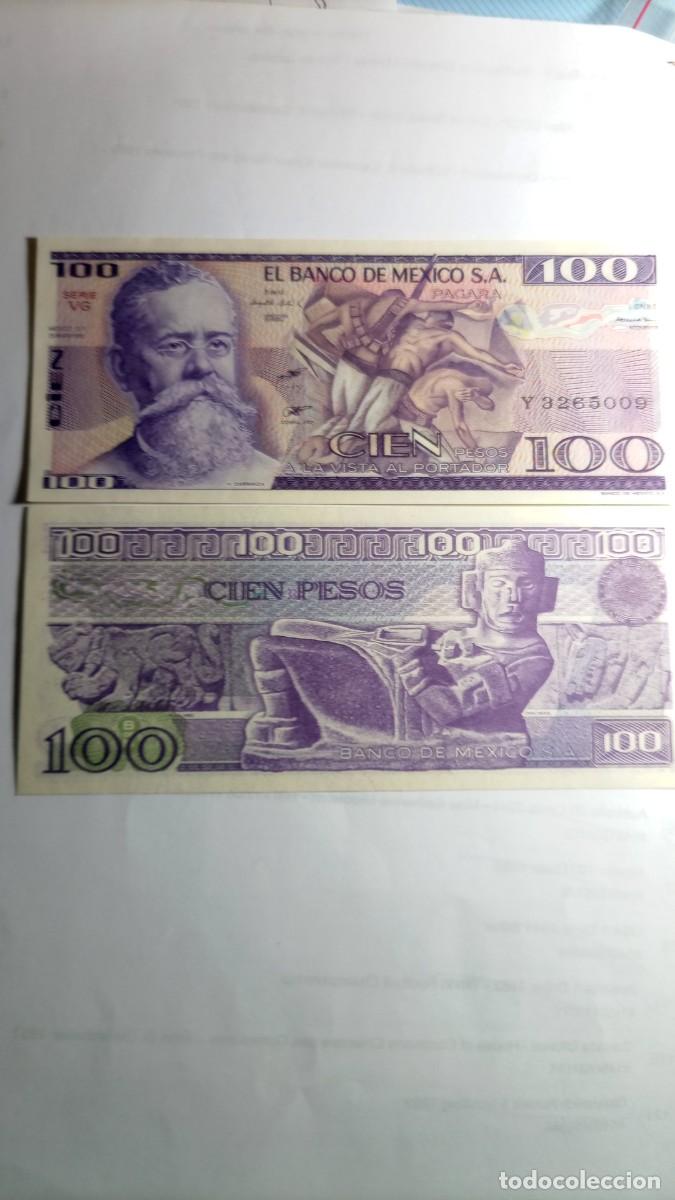 Billetes extranjeros: MEXICO - 100 PESOS 1982 - P74 - Foto 1
