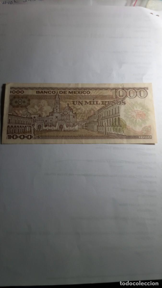 Billetes extranjeros: MEXICO - 1000 PESOS 1984 - P80 - Foto 2