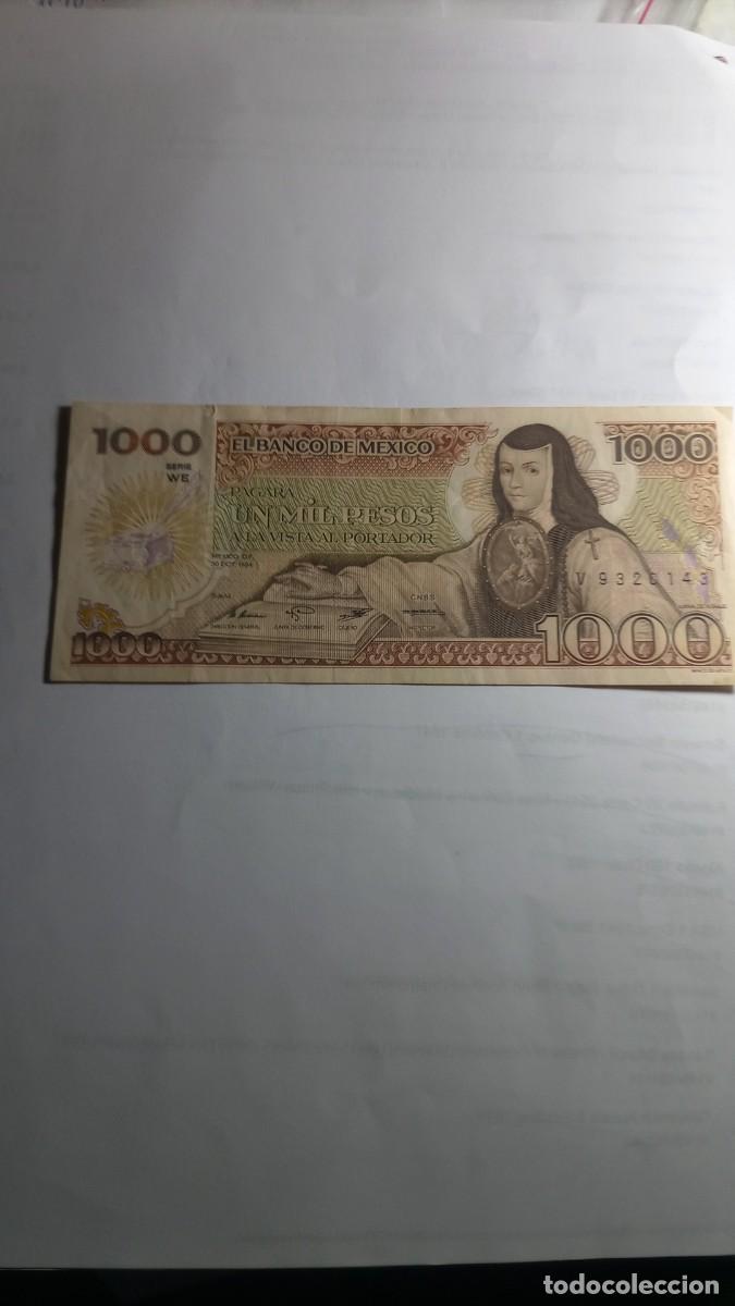 Billetes extranjeros: MEXICO - 1000 PESOS 1984 - P80 - Foto 1