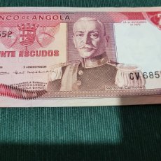 Billetes extranjeros: BILLETE 20 ESCUDOS ANGOLA. Lote 399785329