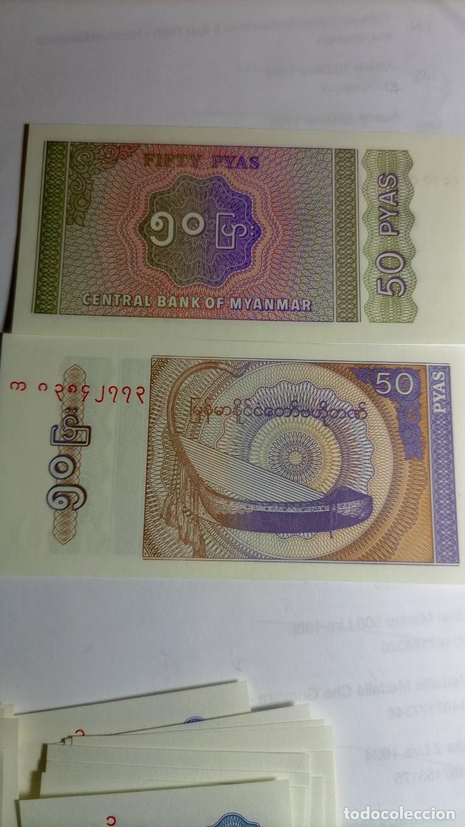 Billetes extranjeros: MYANMAR - 50 PYAS - P68 - Foto 1