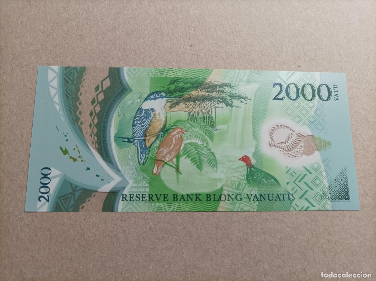 Billetes extranjeros: Billete de Vanuatu de 2000 vatu, serie AA, UNC - Foto 1