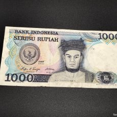 Billetes extranjeros: INDONESIA BILLETE 1000 RUPIAS AÑO 1987 CALIDAD EBC+. Lote 400838219