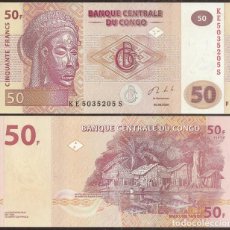 Billetes extranjeros: CONGO REP. DEM. 50 FRANCS 30.06. 2020. VER FIRMA.. Lote 400924819