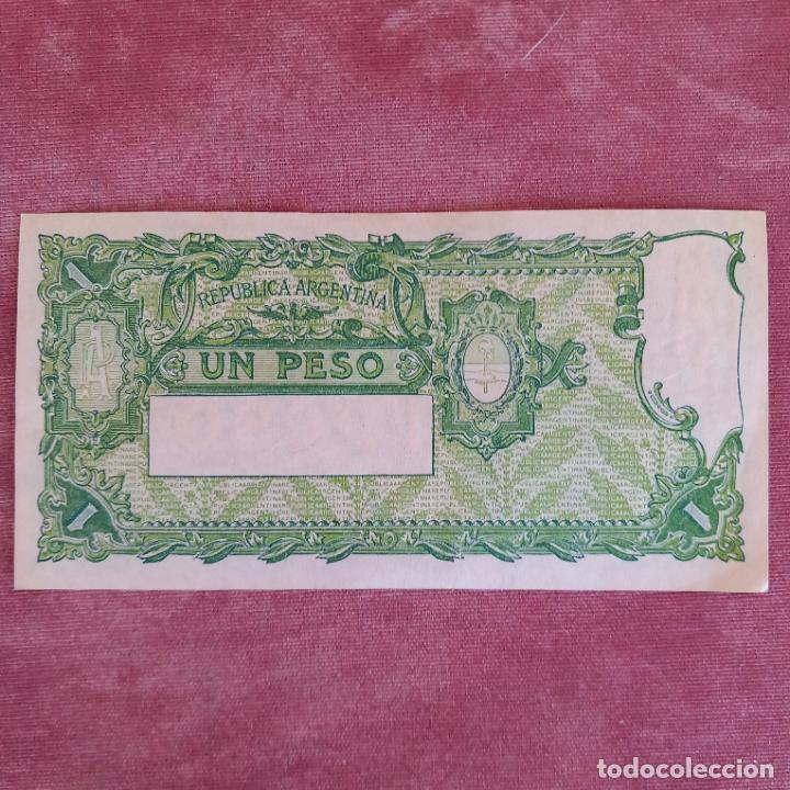 Billetes extranjeros: ARGENTINA, 1 Peso (1908-1935) LEY 12155, SERIE EL PROGRESO - Foto 2