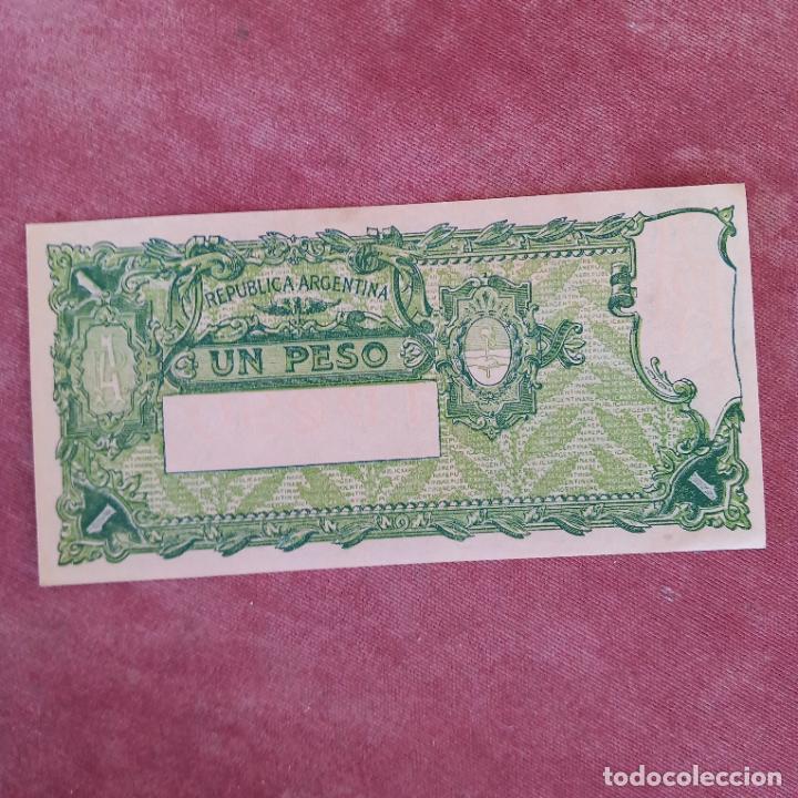 Billetes extranjeros: ARGENTINA, 1 Peso (1908-1935) LEY 12155, SERIE EL PROGRESO - Foto 2