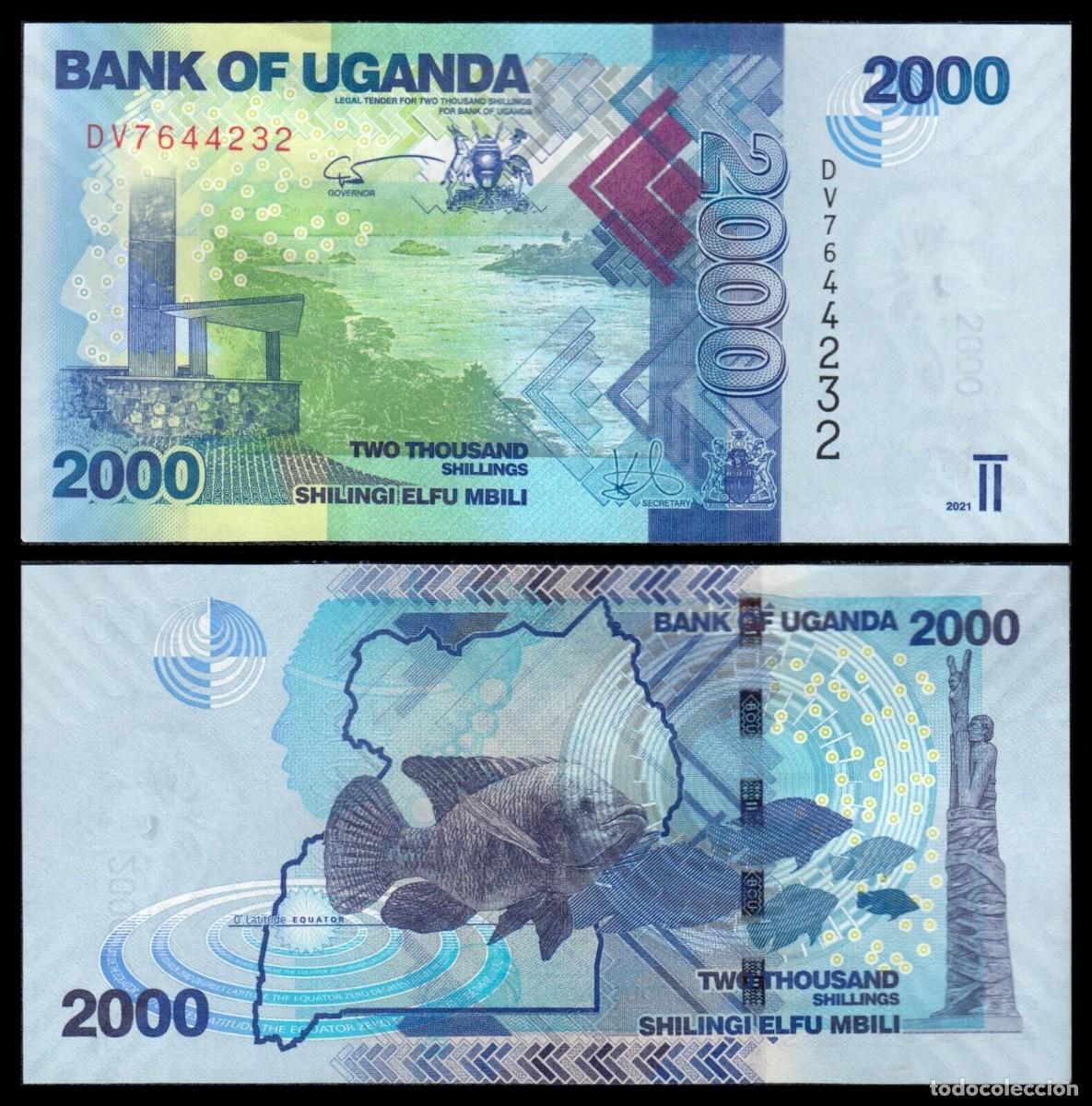 Billetes extranjeros: UGANDA 2000 CHELINES 2021 Pick 50f SIN CIRCULAR - Foto 1