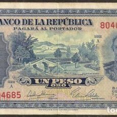 Billetes extranjeros: COLOMBIA. 1 PESO 1953. PICK 398.. Lote 401391019