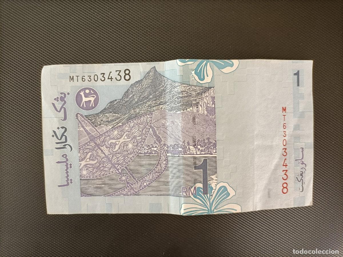 Billetes extranjeros: Sellos de Malasia, 1 rinngit. - Foto 2