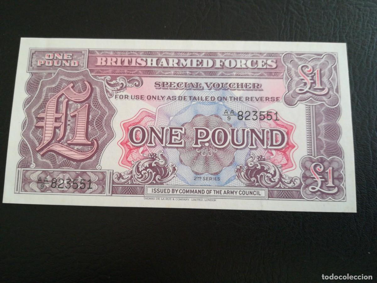 Billetes extranjeros: billete One Pound BRITISHARMED FORCES S/C - Foto 1