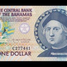 Billetes extranjeros: BAHAMAS 1 DÓLAR CONMEMORATIVO L. 1974 (1992) PICK 50 SC UNC. Lote 402473094