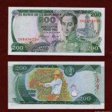 Billetes extranjeros: COLOMBIA : 200 PESOS ORO. 1975. .SC.UNC. PK.417 B. Lote 402531279