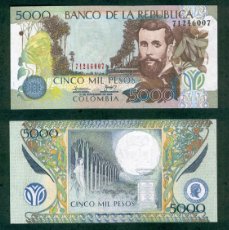 Billetes extranjeros: COLOMBIA : 5000 PESOS. 2006. .SC.UNC. PK.452. Lote 402532979