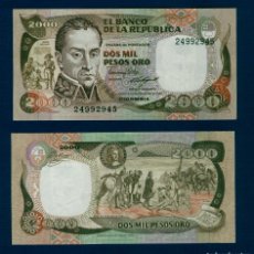 Billetes extranjeros: COLOMBIA : 2000 PESOS ORO. 1896. .SC.UNC. PK.430 D. Lote 402533604