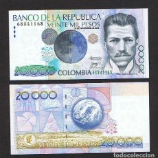 Billetes extranjeros: COLOMBIA : 20000 PESOS . 2006. .SC.UNC. PK.454. Lote 402534309