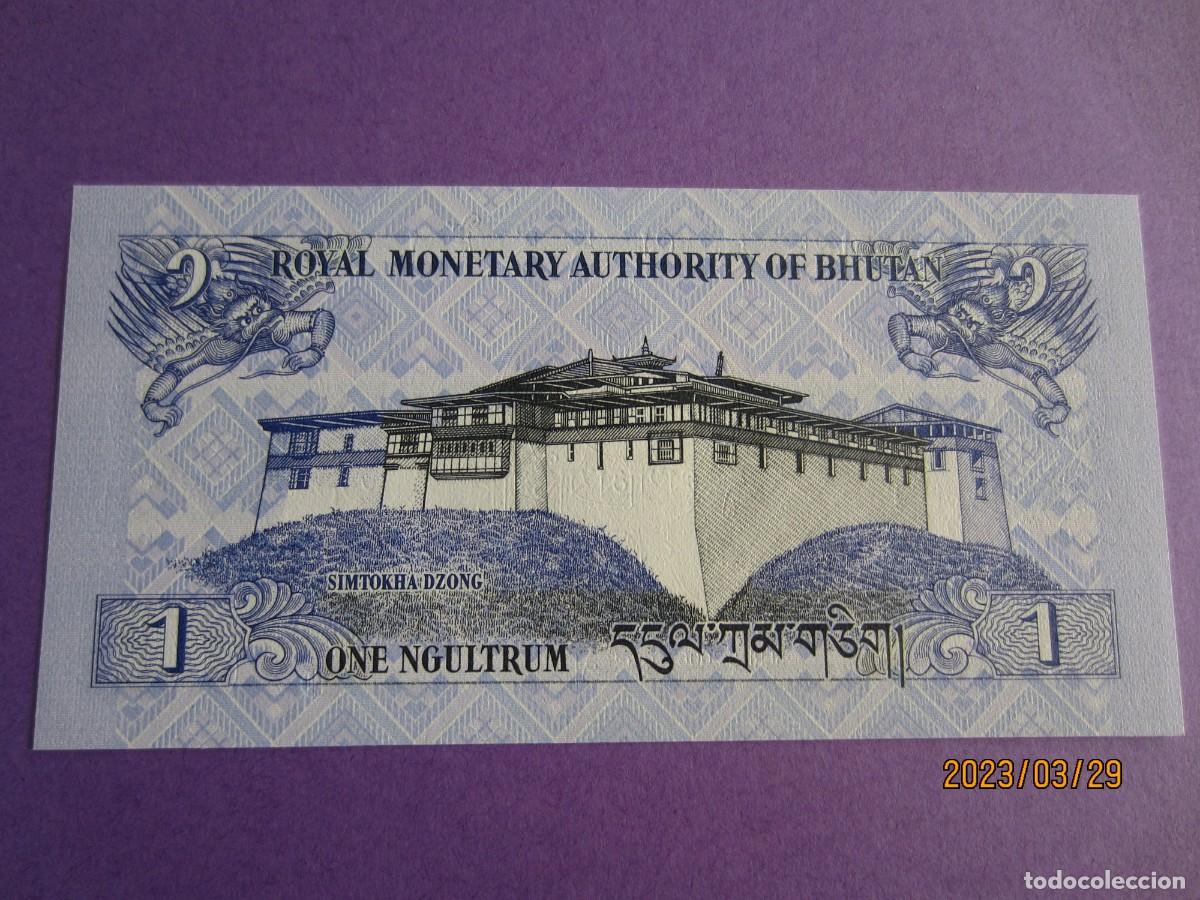 Billetes extranjeros: BHUTAN 1 NGULTRUM 2006 UNC - Foto 2