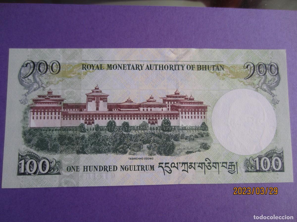 Billetes extranjeros: BHUTAN 100 NGULTRUM 2006 UNC - Foto 2