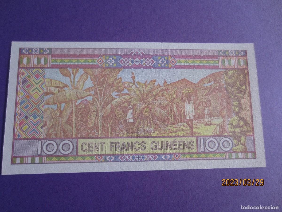 Billetes extranjeros: GUINEA 100 FRANCOS 2015 UNC - Foto 2