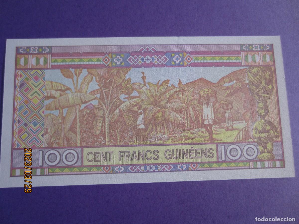 Billetes extranjeros: GUINEA 100 FRANCOS 2015 UNC - Foto 2