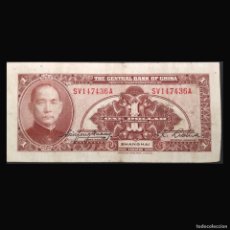 Billetes extranjeros: BILLETE 1 DOLLAR SHANGAI CHINA 1928. Lote 403409714