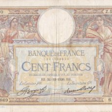 Billetes extranjeros: FRANCIA 100 FRANCOS 1936 III REPÚBLICA FRANCESA. Lote 403412164