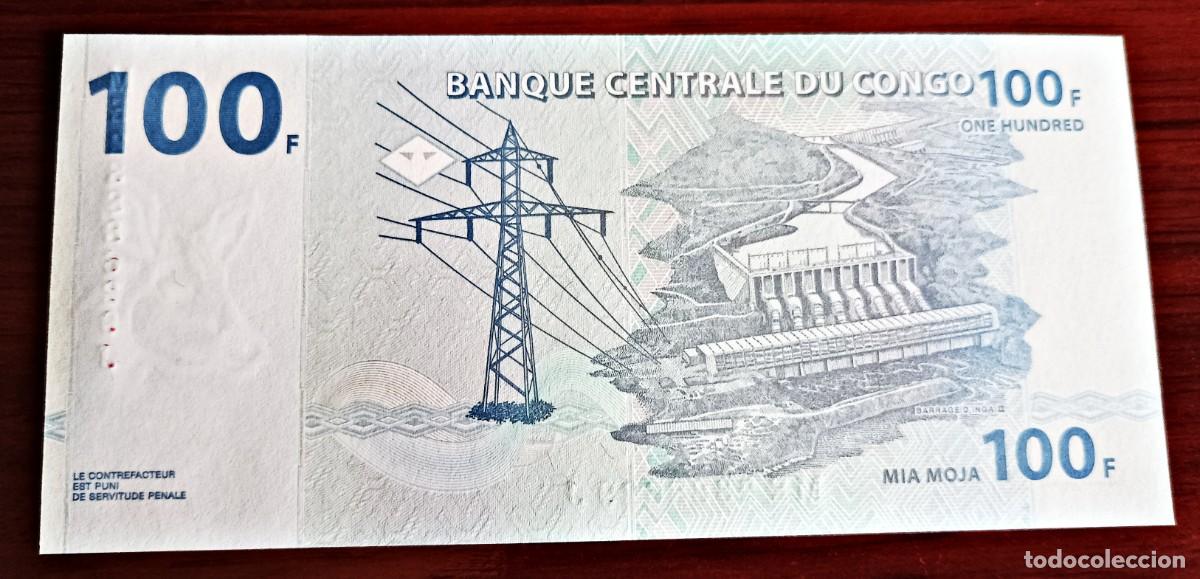 Billetes extranjeros: CONGO - 100 FRANCOS DE 2013 - SIN CIRCULAR - Foto 2