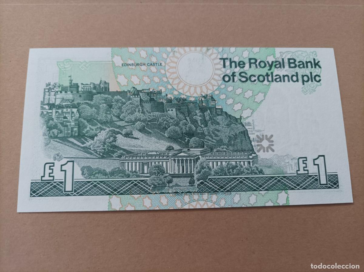 Billetes extranjeros: Billete de Escocia de 1 libra, a&ntilde;o 1996, UNC - Foto 2